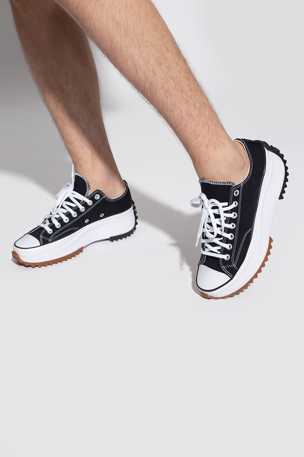 Black 'Run Star Hike Ox' sneakers Converse